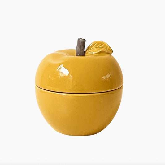 Bougie Pomme céramique Safran patchouli