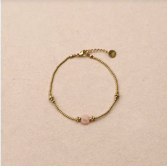 Bracelet Layana pierre rose