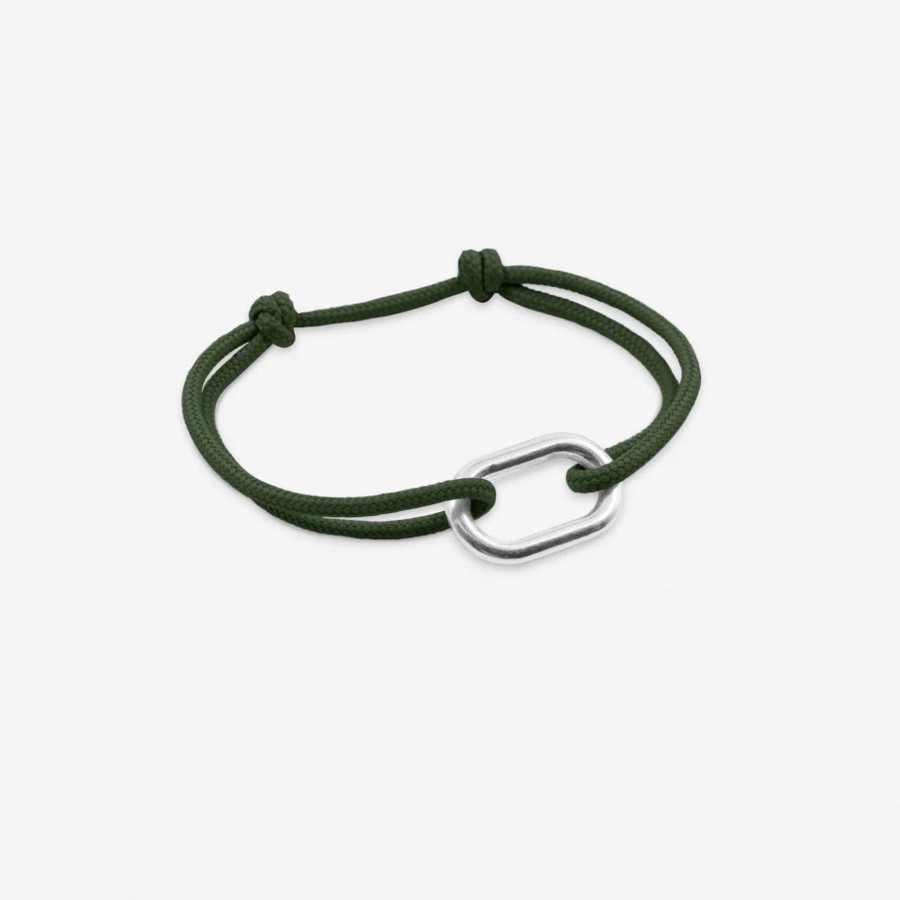 Bracelet Maillon 22mn - lien fin kaki