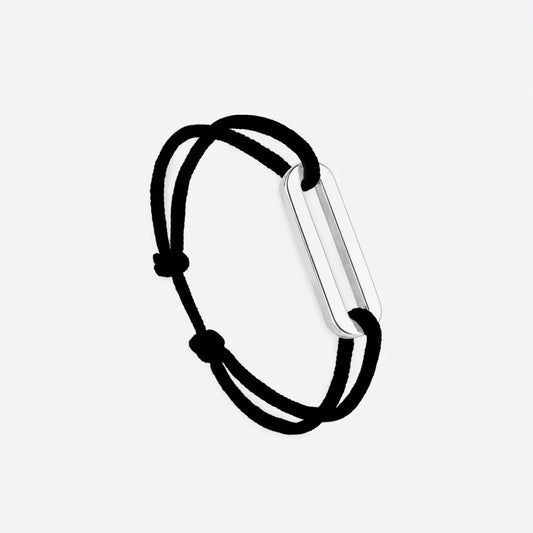Bracelet Maillon 30mm - lien noir
