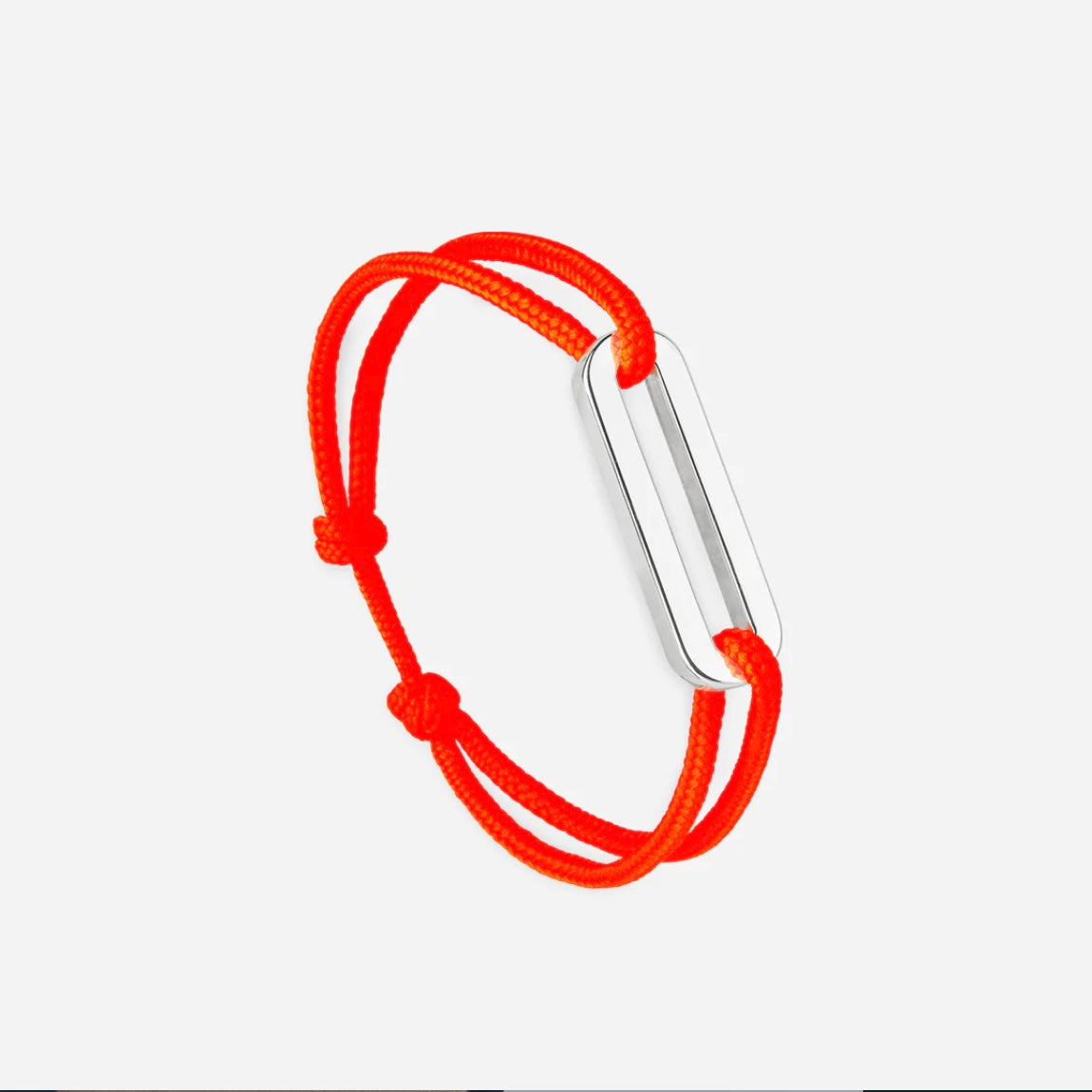 Bracelet Maillon 30mm - lien orange Fluo