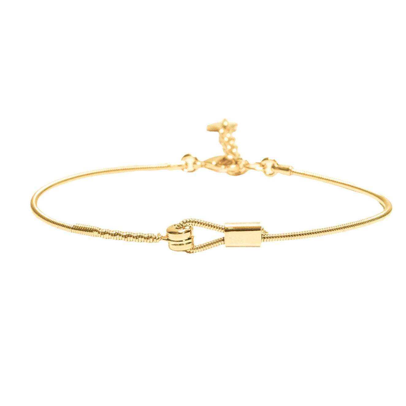 Bracelet " Just Me" Horizontale en Corde de Guitare