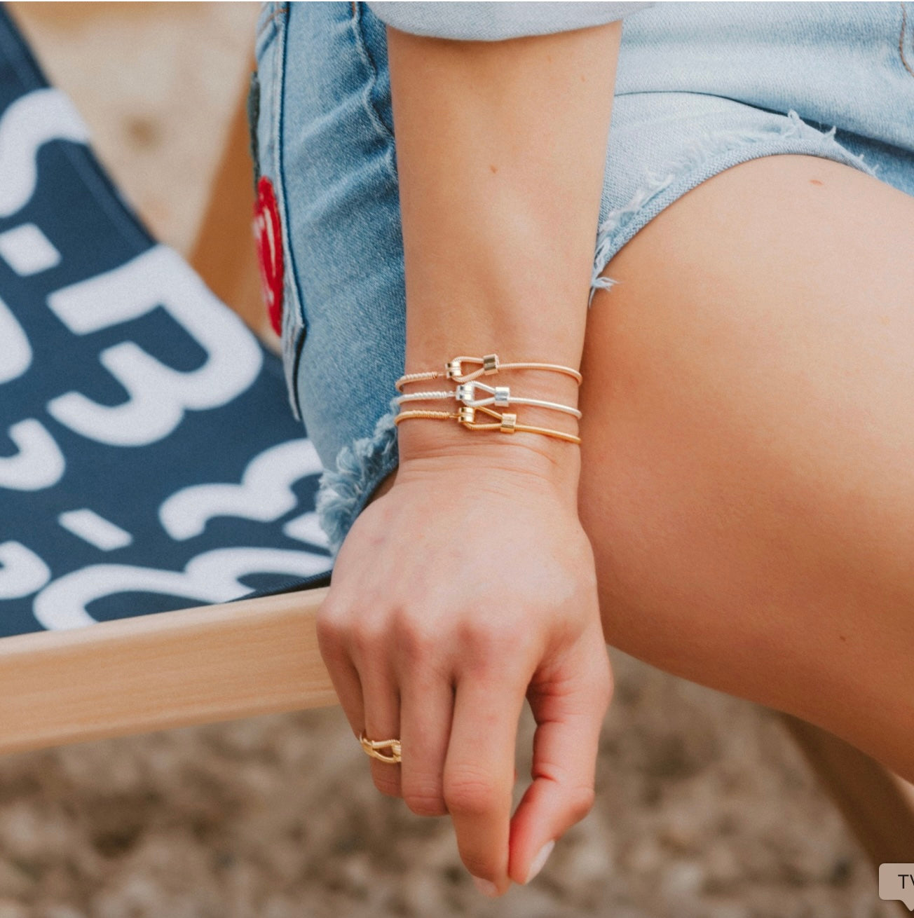 Bracelet " Just Me" Horizontale en Corde de Guitare GM