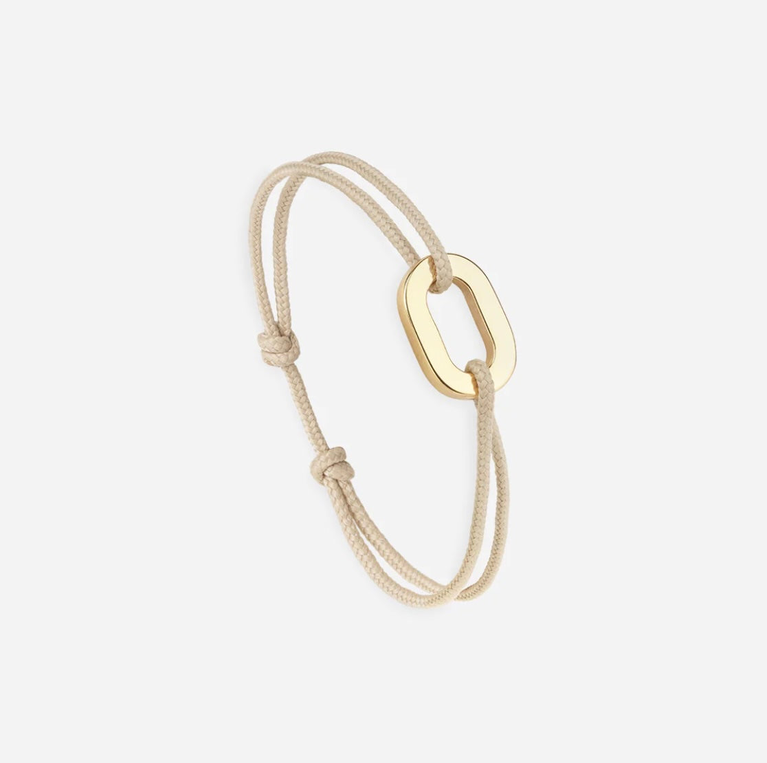 Bracelet Maillon plat 16mn - plaqué or