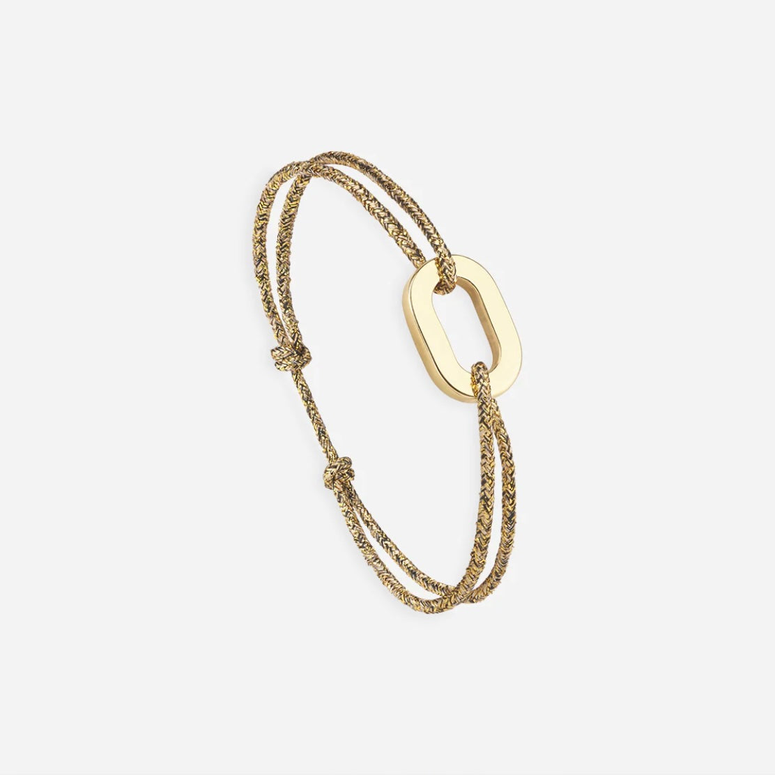 Bracelet Maillon plat 16mn - plaqué or