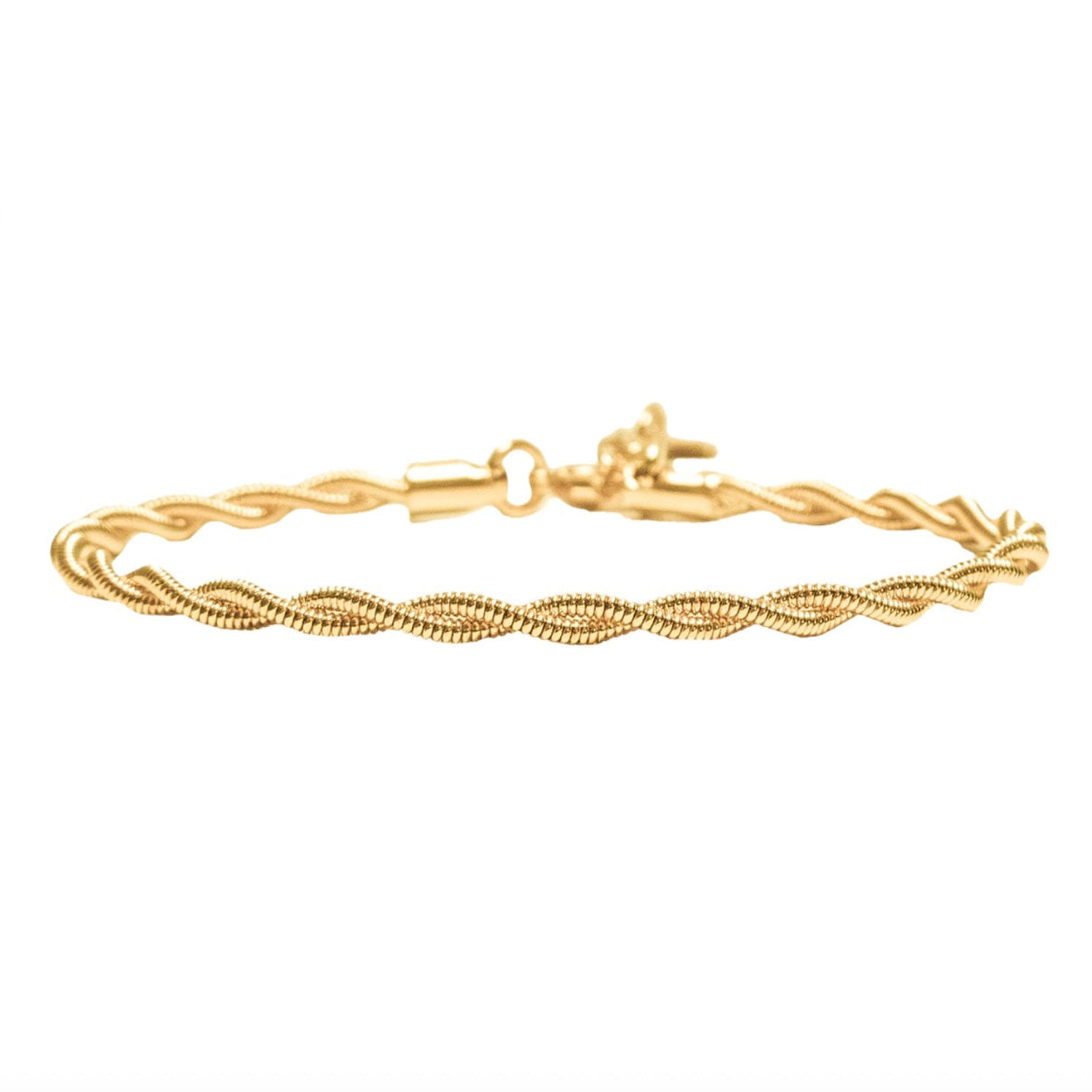 Bracelet " Twist " en Corde de guitare