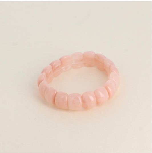 Bracelet élastique petite perles résine