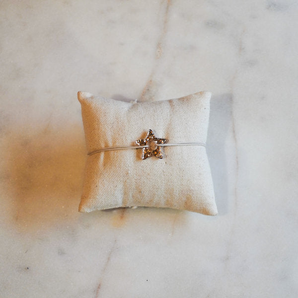 Bracelet acétate étoile