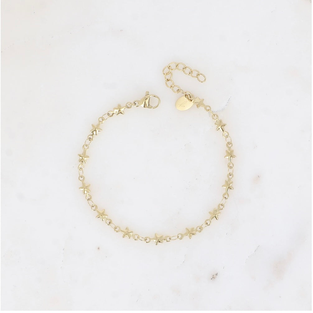 Bracelet chaine & étoiles