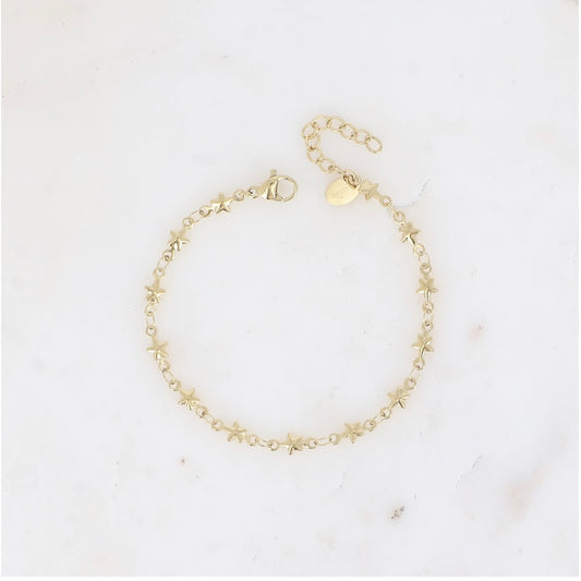 Bracelet chaine & étoiles