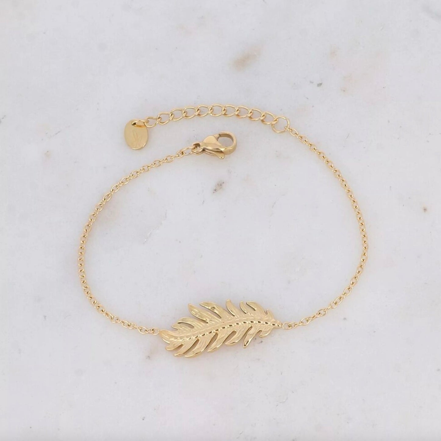 Bracelet grande feuille