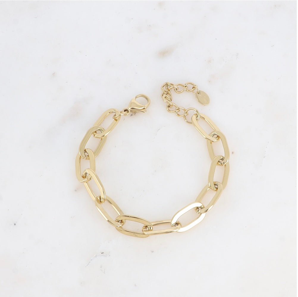 Bracelet mailles ovales