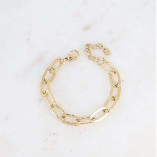 Bracelet mailles ovales