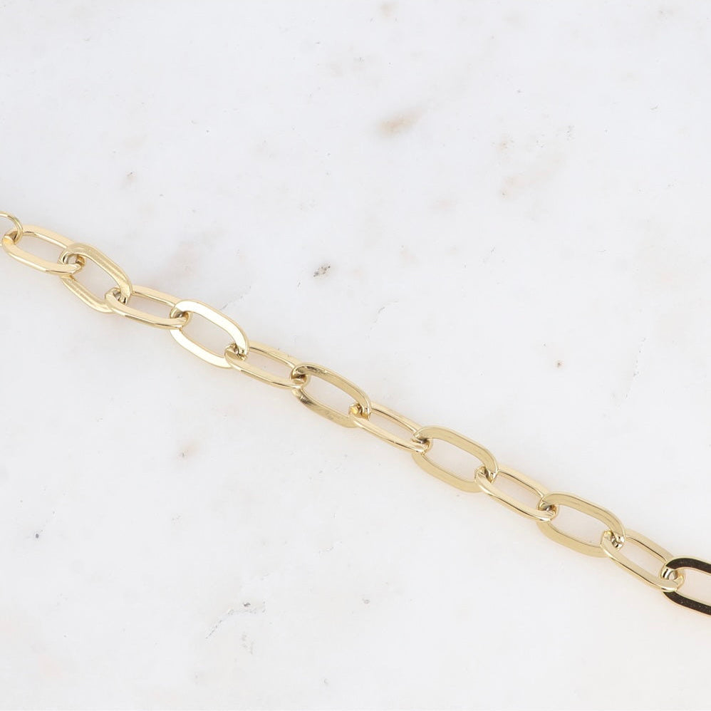 Bracelet mailles ovales