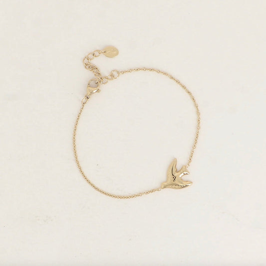 Bracelet pendentif oiseau