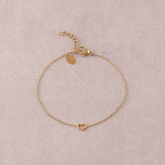 Bracelet petit coeur ajouré