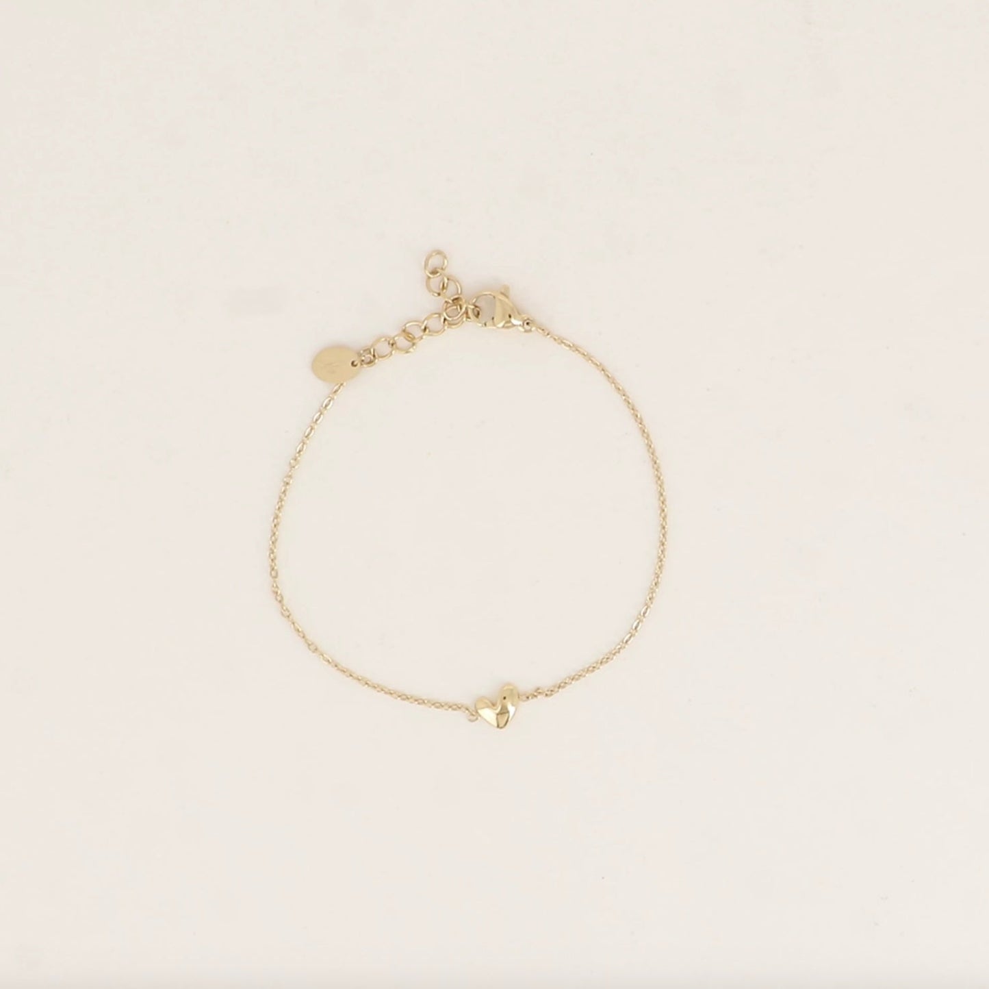 Bracelet petit coeur lisse
