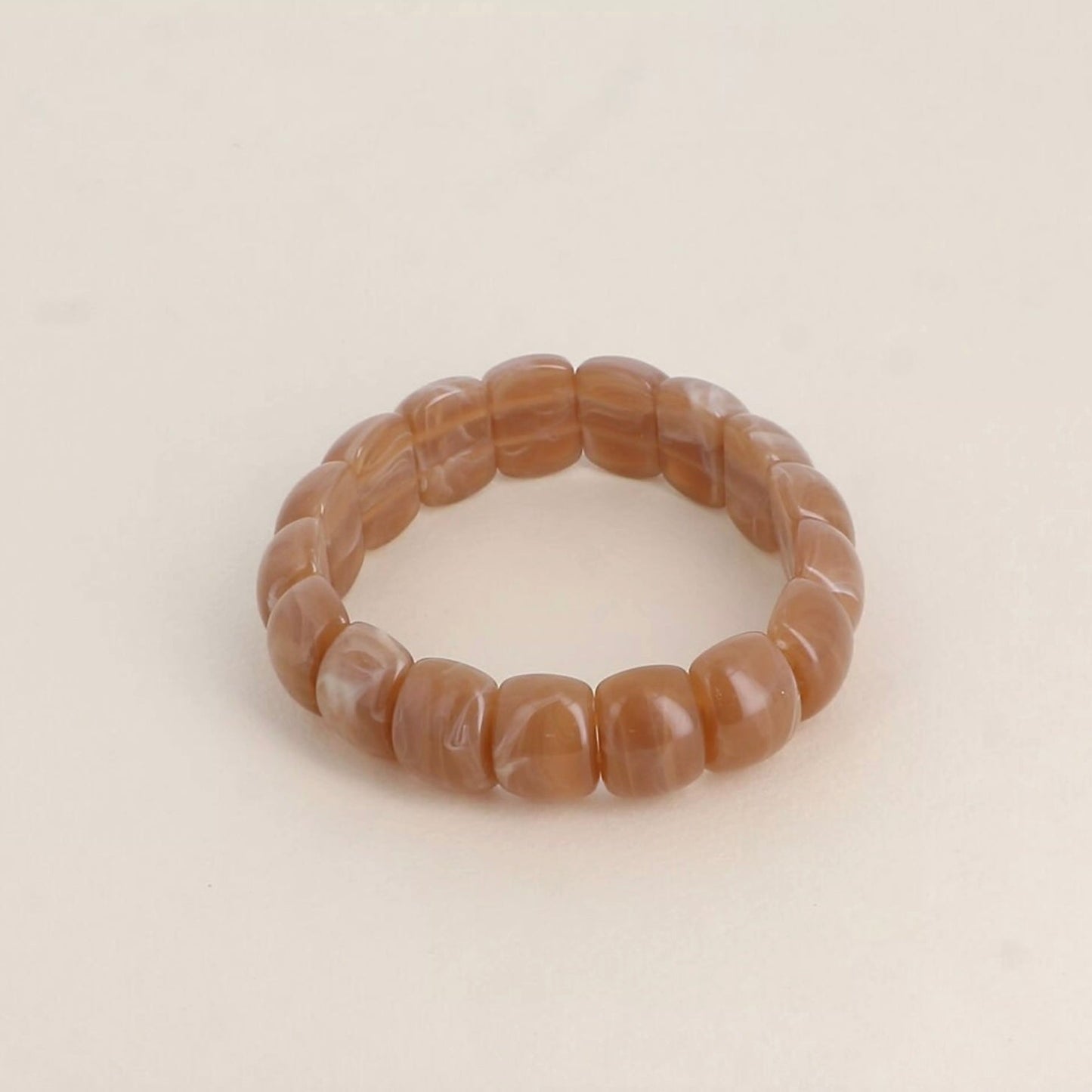 Bracelet élastique petite perles résine