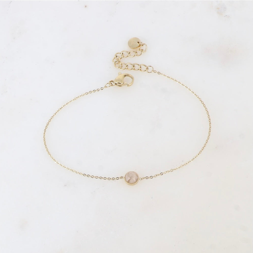 Bracelet pierre ronde naturelle