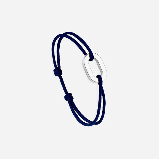 Bracelet Maillon plat 16mn - plaqué Argent