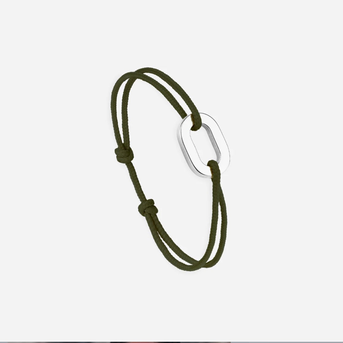 Bracelet Maillon plat 16mn - plaqué Argent