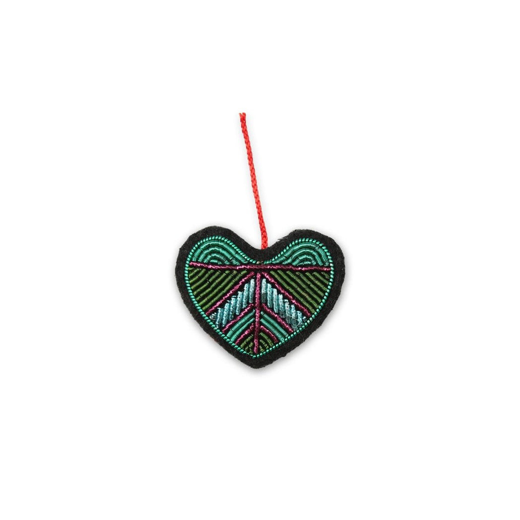 Broche - Feuille de Cœur
