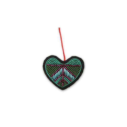 Broche - Feuille de Cœur