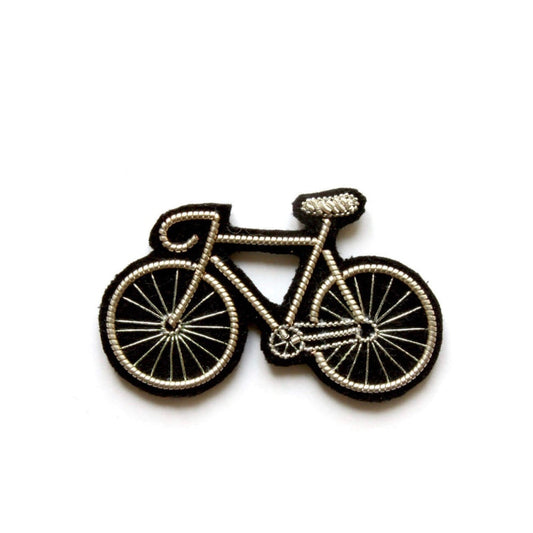 Broche - Vélo argenté