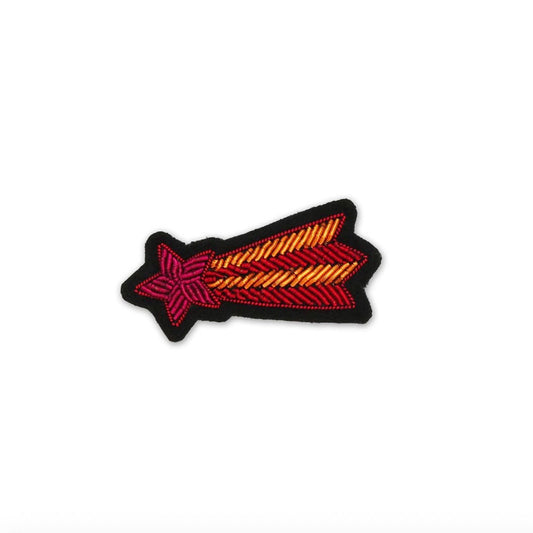 Broche Etoile filante Rose