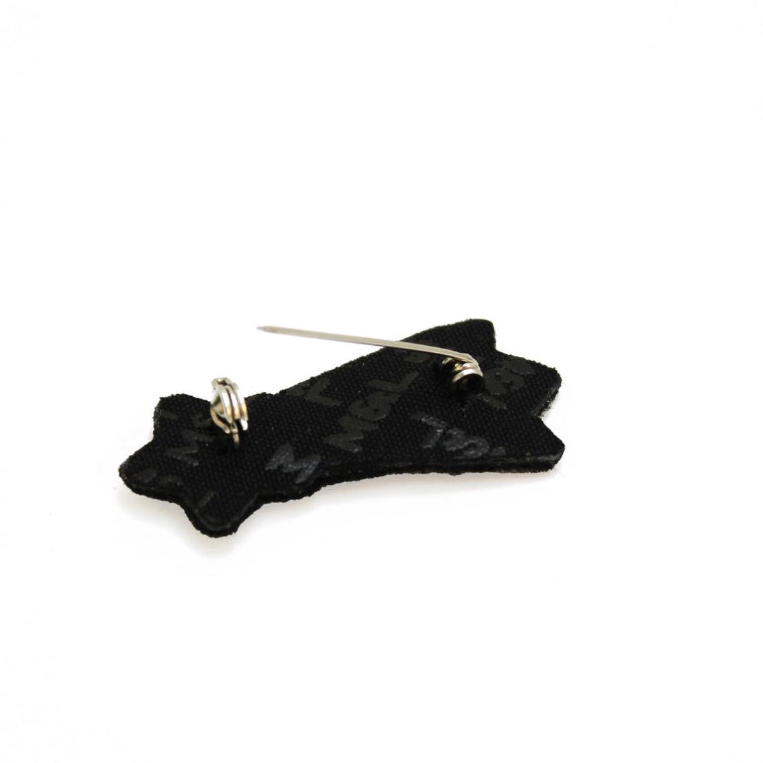 Broche Etoile filante doré