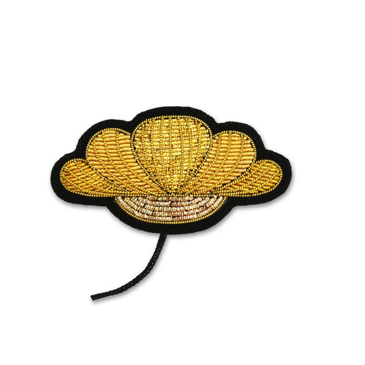 Broche Fleur dorée