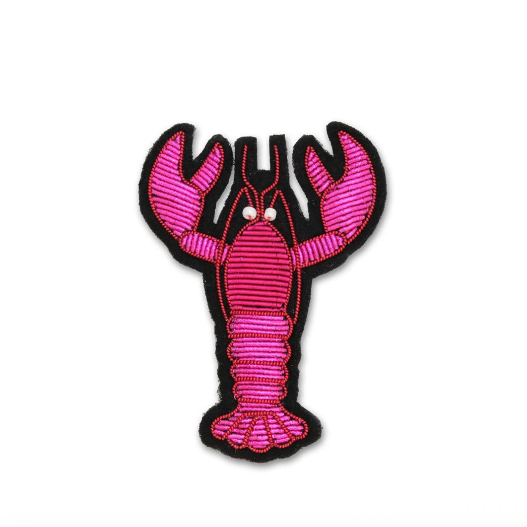 Broche Homard Rose
