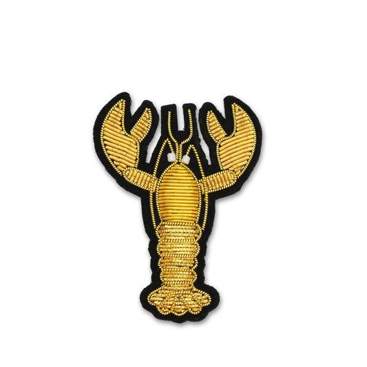 Broche Homard doré