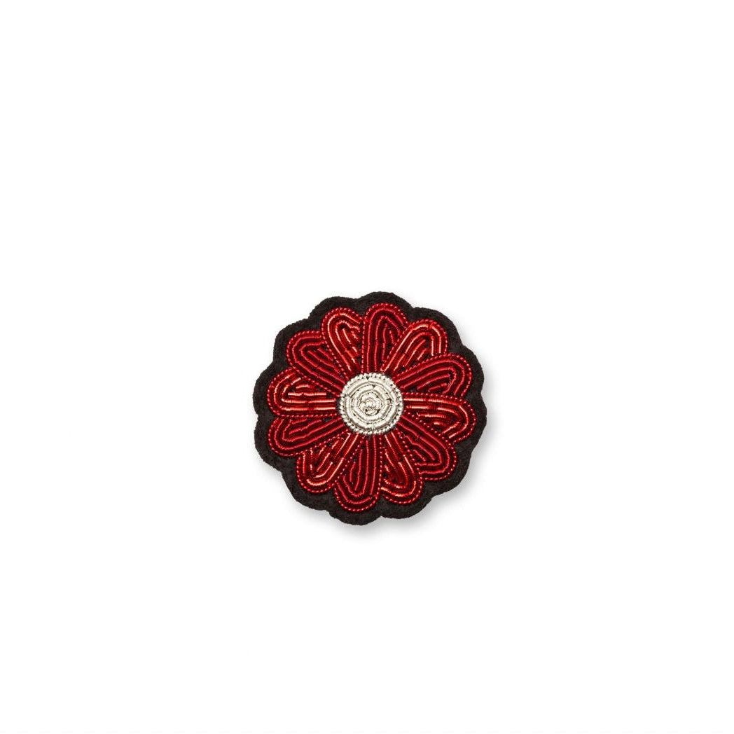 Broche Mini Marguerite rouge