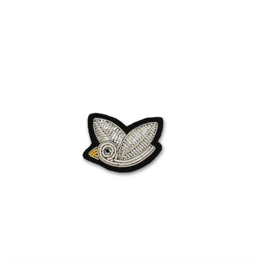 Broche Oiseau piou piou Argent