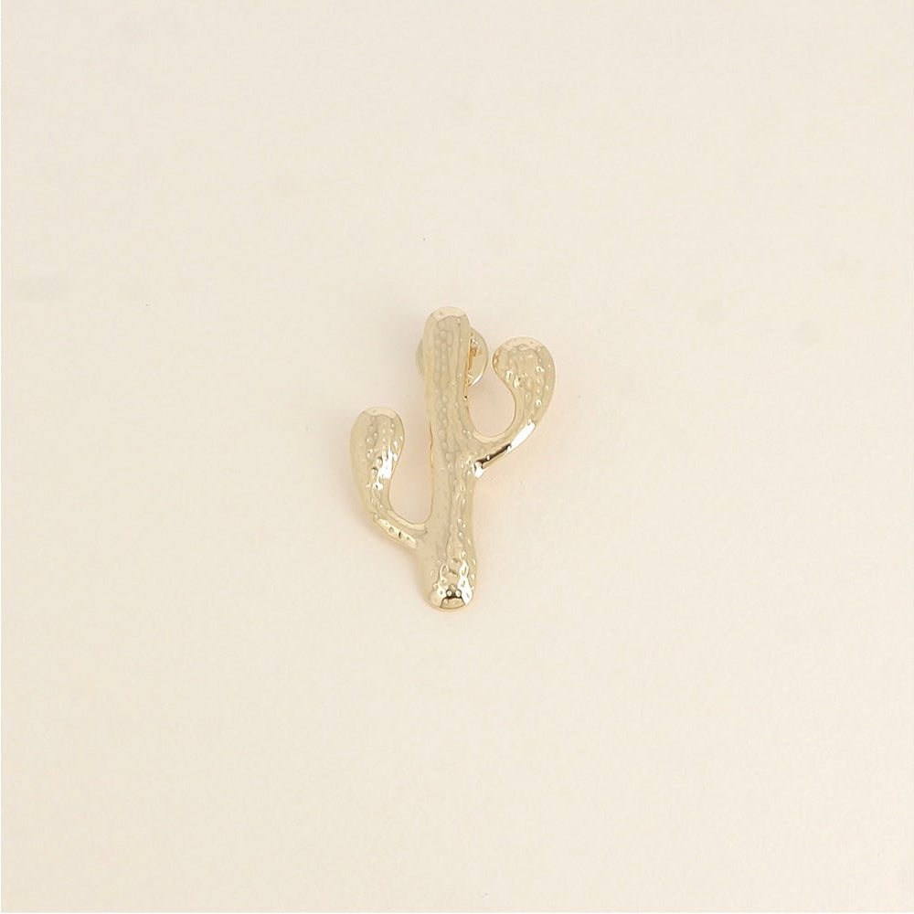 Pins cactus acier inoxydable