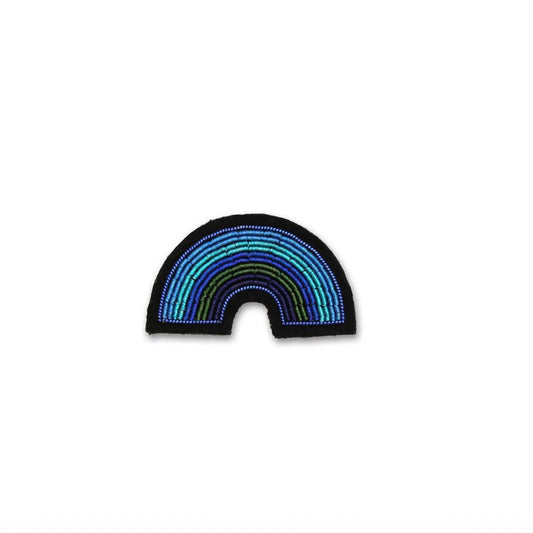 Broche Arc en ciel bleu