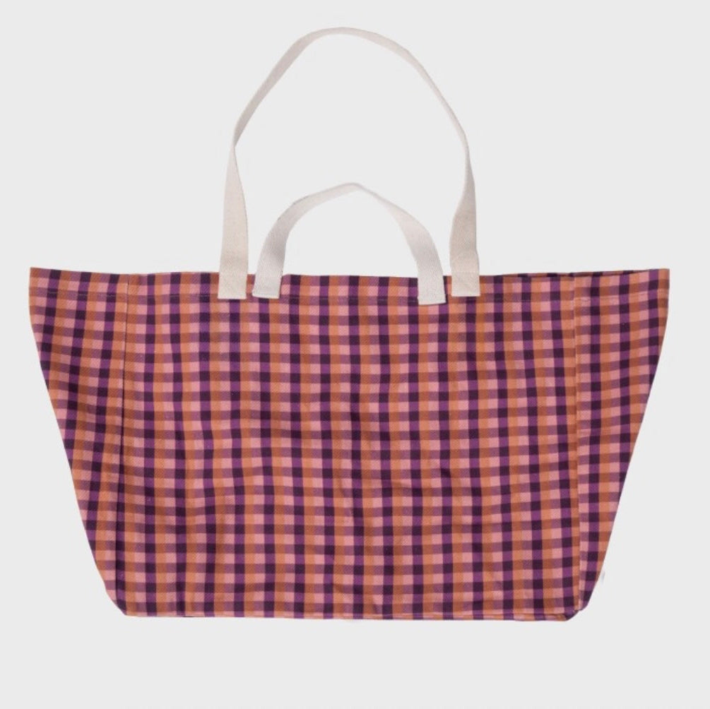 Cabas Vichy Violet