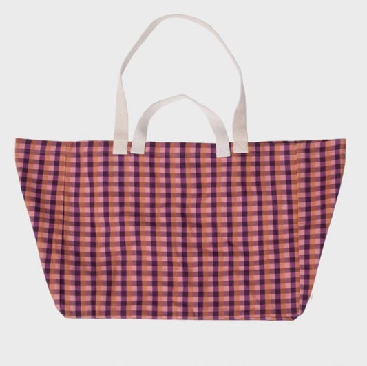 Cabas Vichy Violet