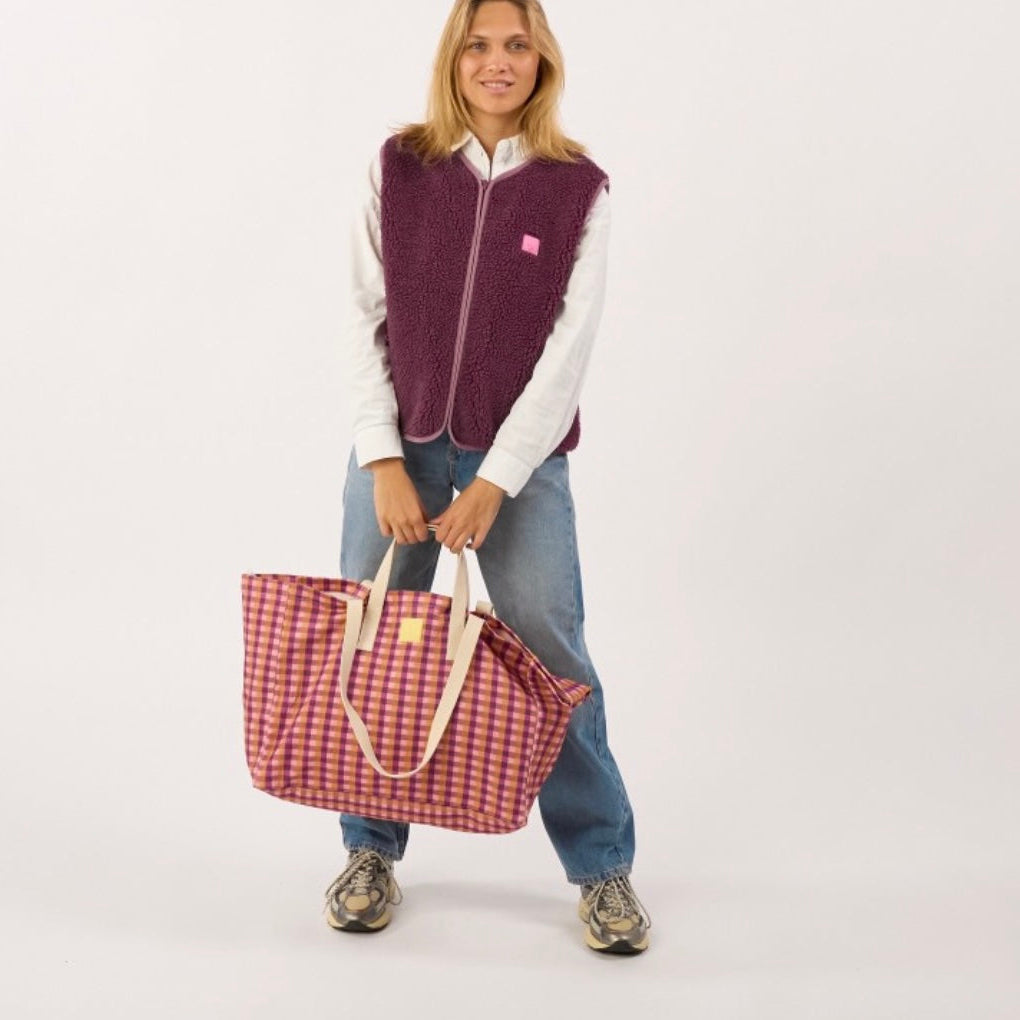 Cabas Vichy Violet