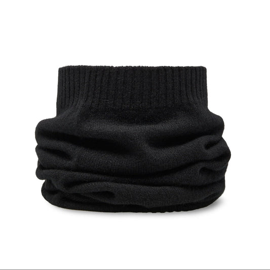 Cache col Laine et Angora Noir