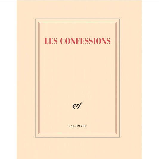 Cahier "Les Confessions "