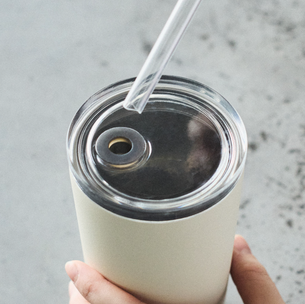 To go Tumbler avec paille - creme