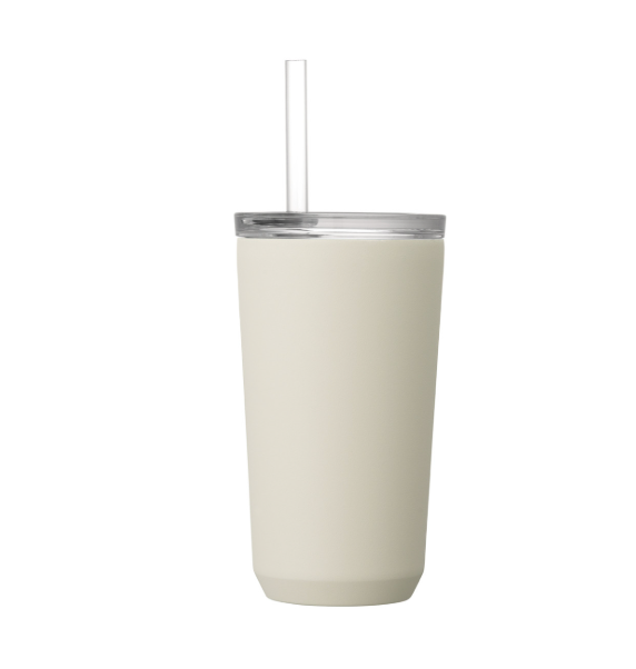 To go Tumbler avec paille - creme