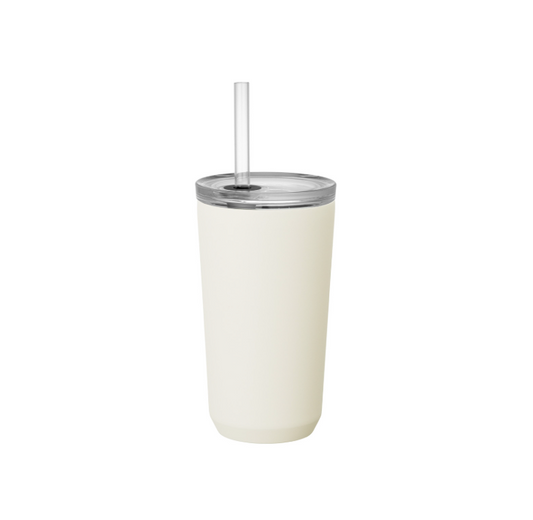 To go Tumbler avec paille - creme