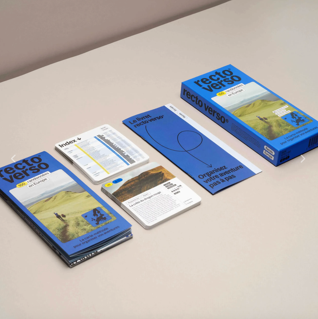 Recto verso 100 randonnées en Europe