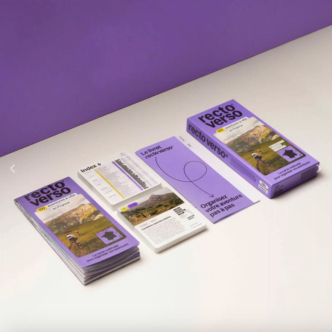Recto verso 100 aventures à vélo en France