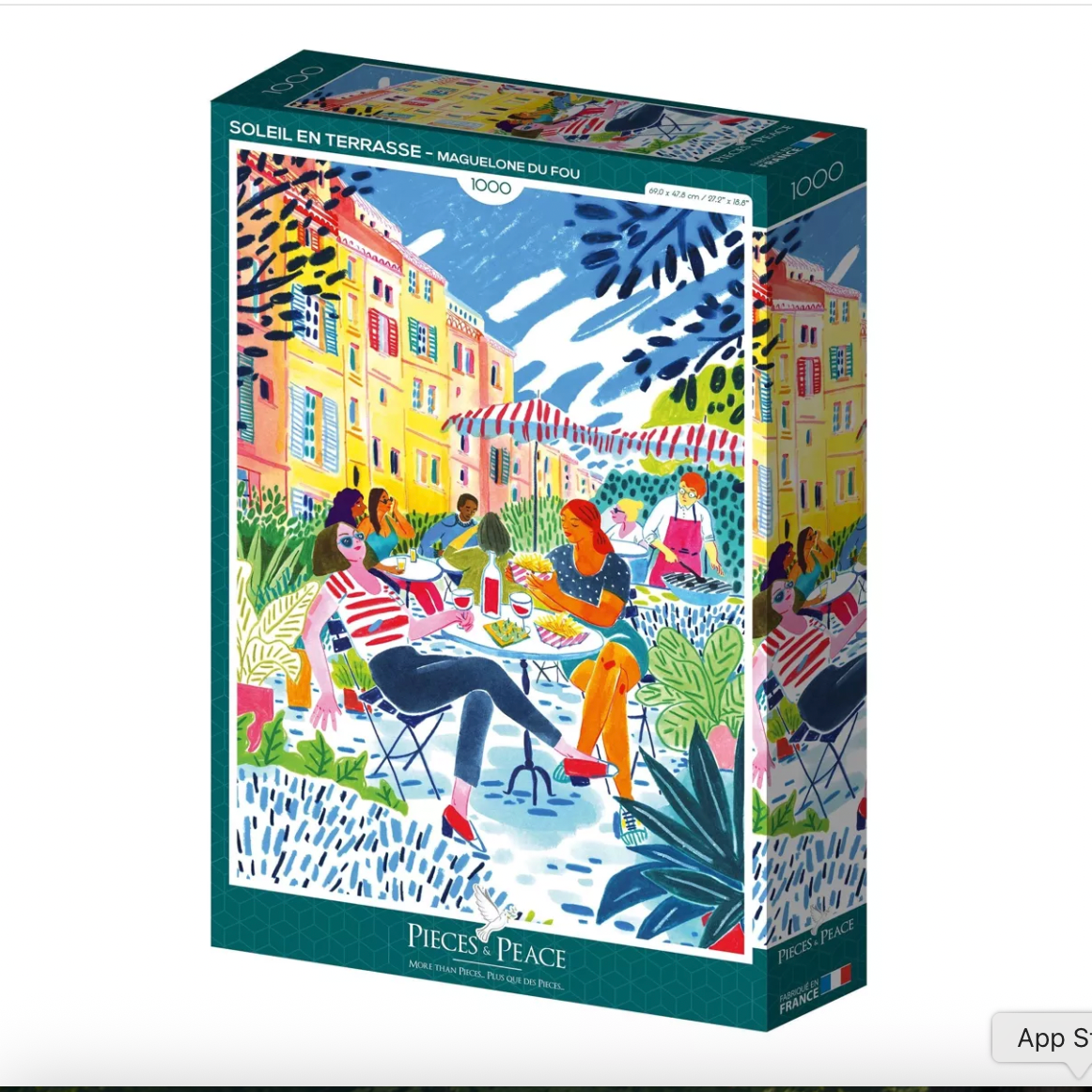 Puzzle 1000 pièces Soleil en terrasse