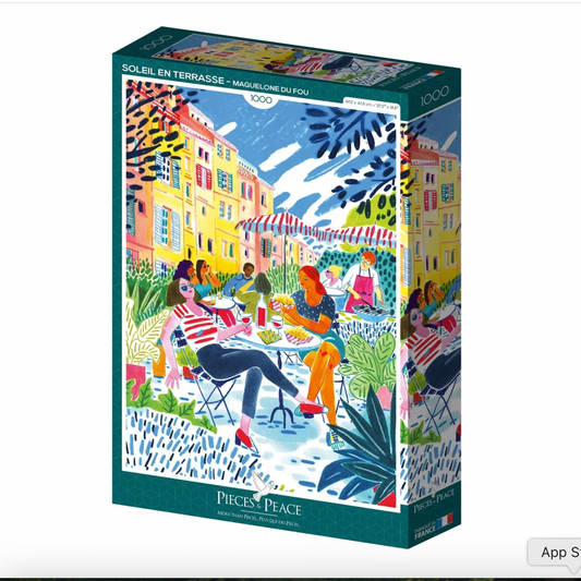 Puzzle 1000 pièces Soleil en terrasse