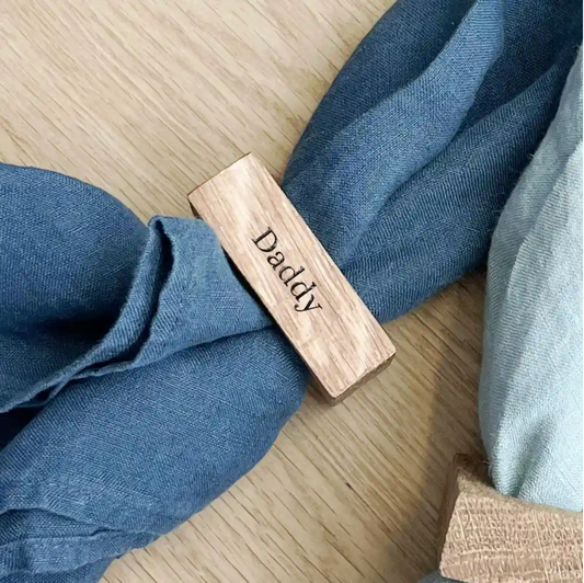 Rond de serviette en chêne massif